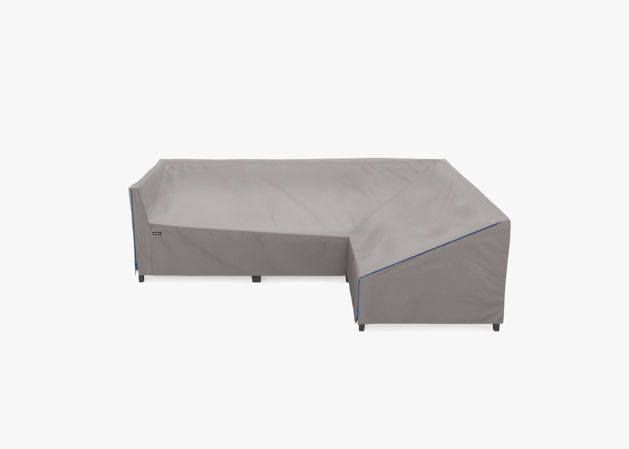Cover for Aluminum L Sectional - 4 Seat - Left, front. Custom fit weather protection for your Outer outdoor furniture. #title_default title