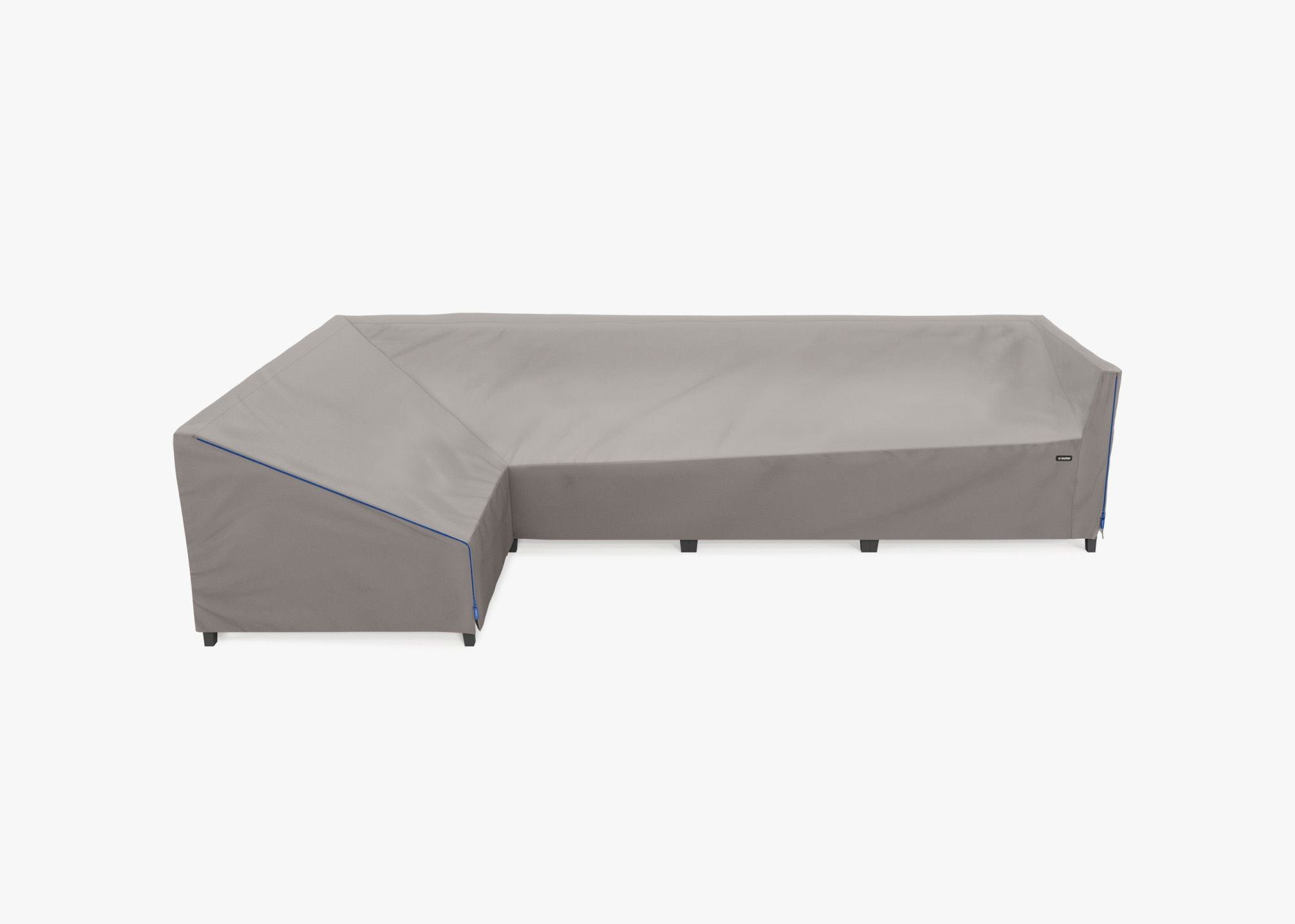 Cover for Aluminum L Sectional - 5 Seat - Right, front. Custom fit weather protection for your Outer outdoor furniture. #title_default title