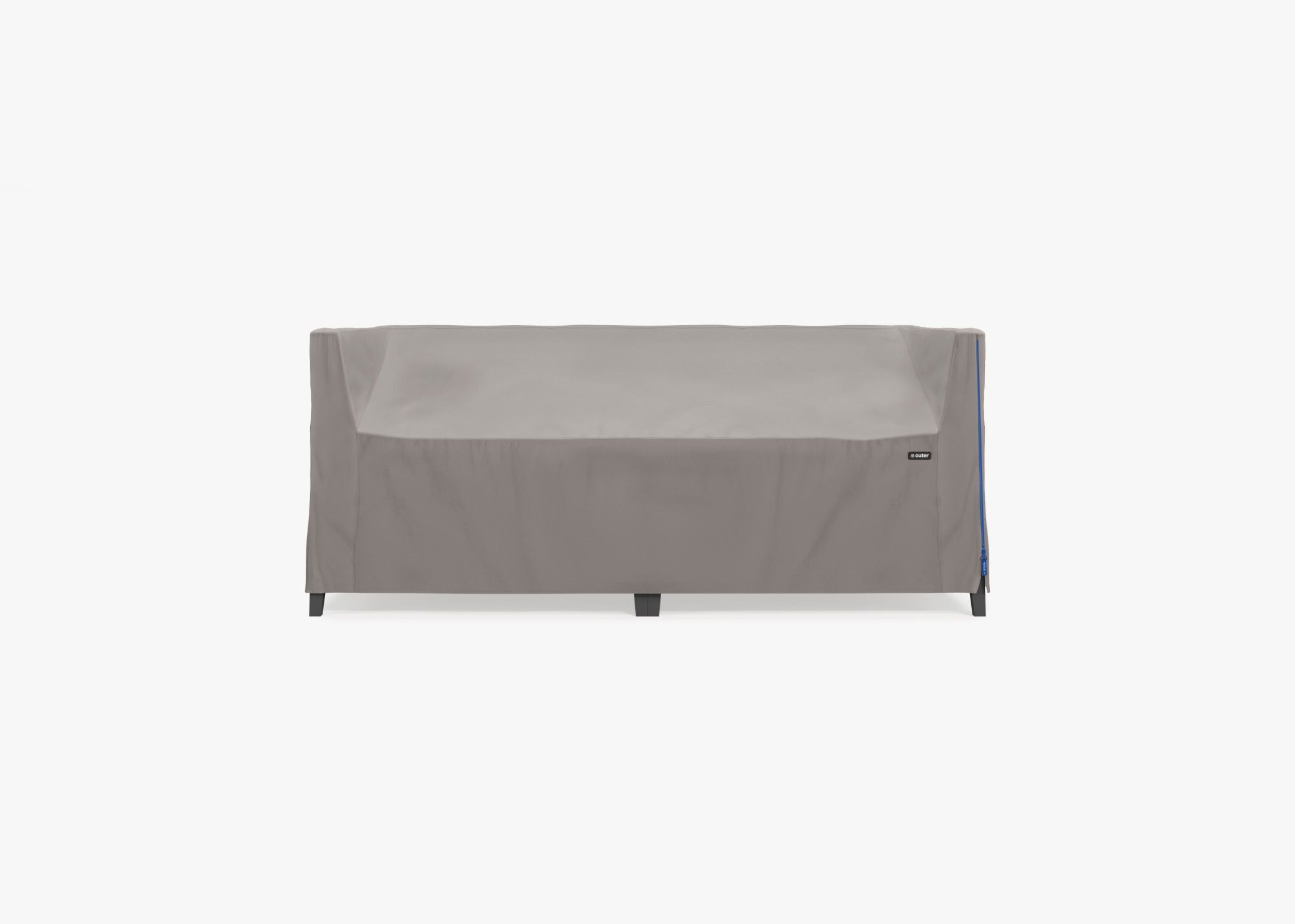 Cover for Aluminum Loveseat, front. Custom fit weather protection for your Outer outdoor furniture. #title_default title