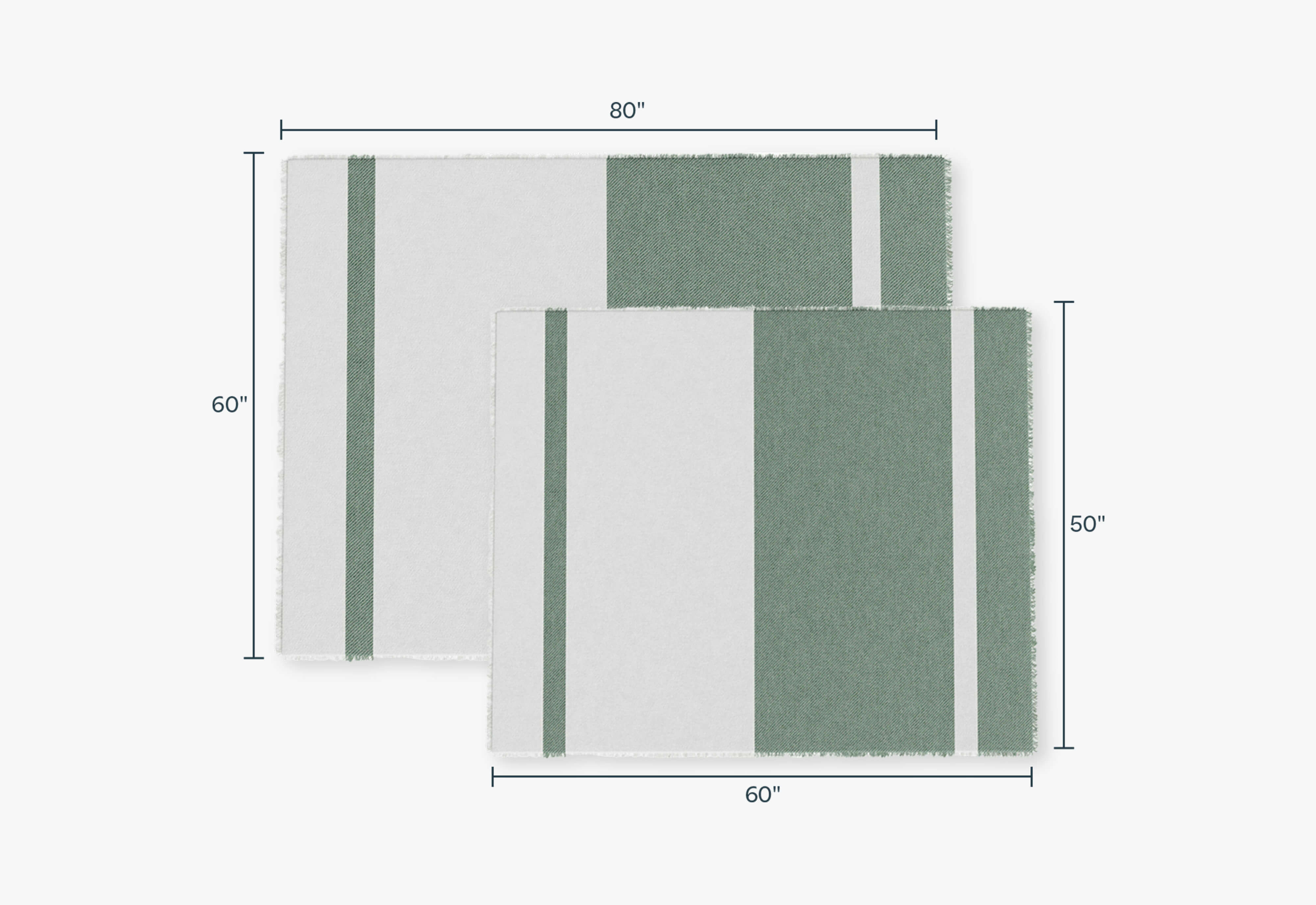 Outdoor Bug Shield Throw Blanket - #color_Forest Green Colorblock