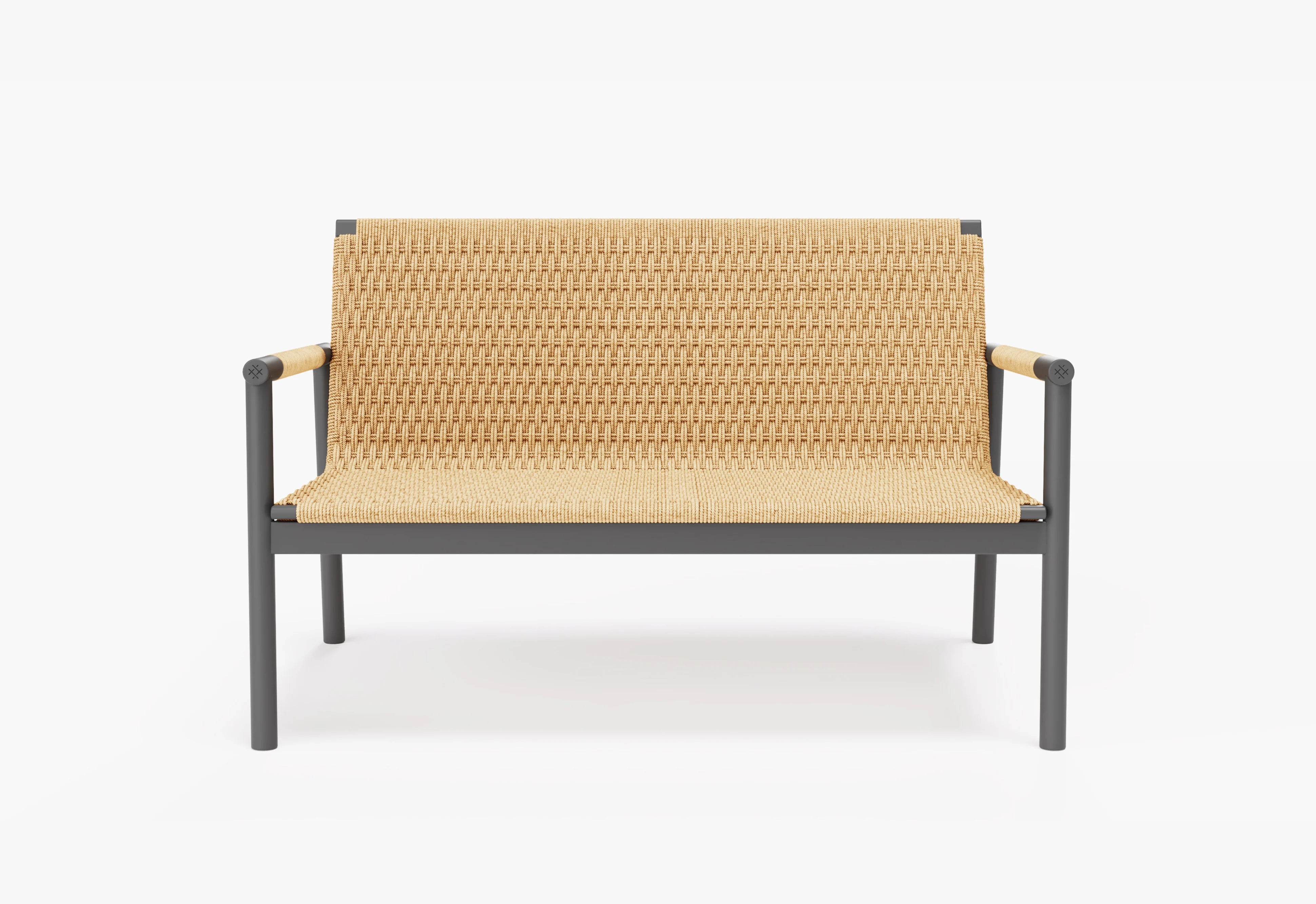 Wicker + Aluminum Flex Loveseat