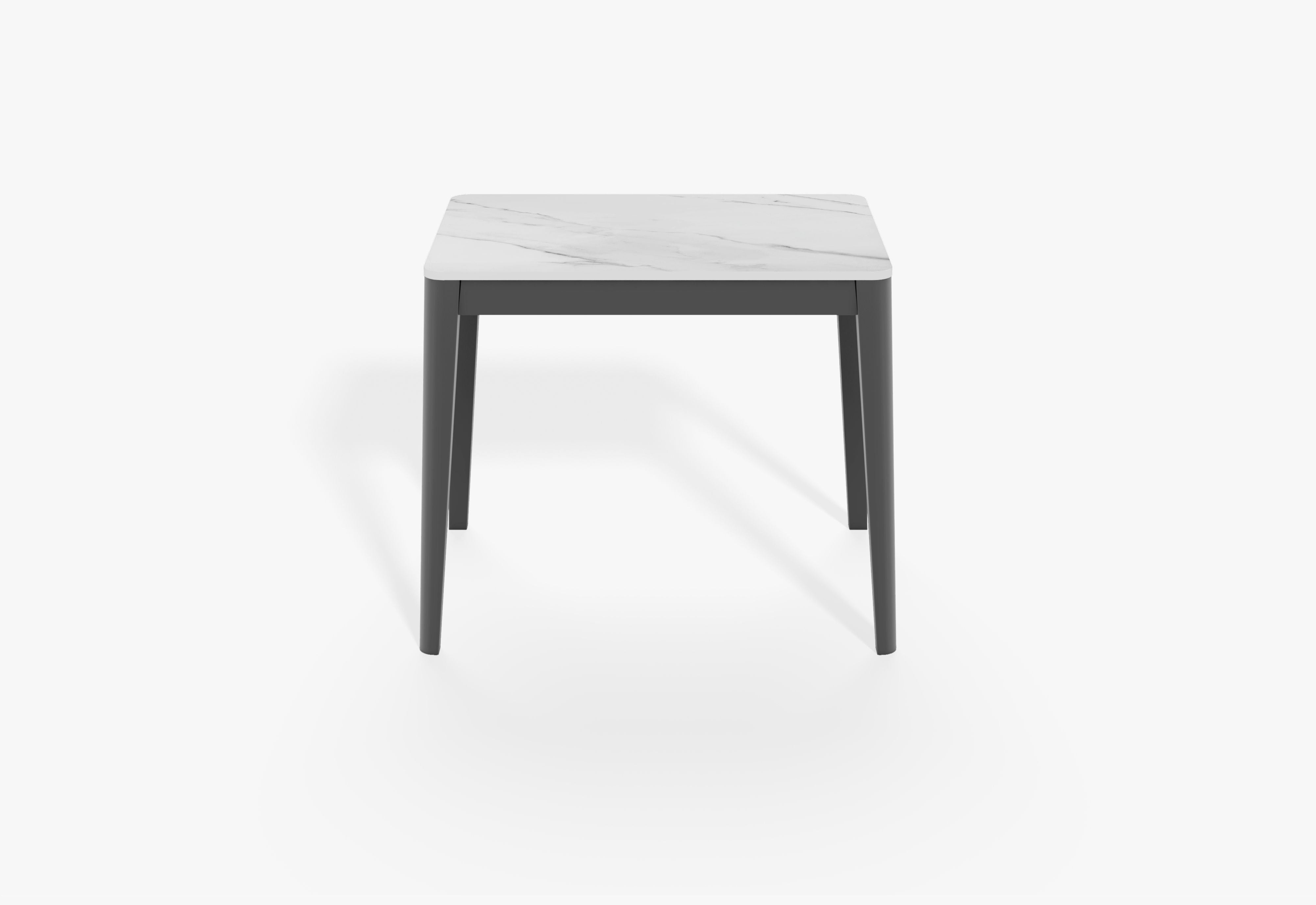 OuterStone Side Table in Glacier White. #color_glacier white